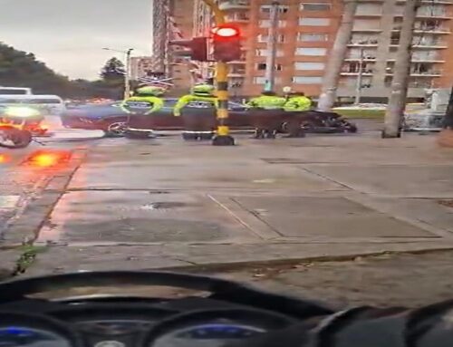 Siniestro vial en Usaquén deja daños materiales