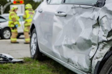 Siniestro vial en Usaquén deja daños materiales