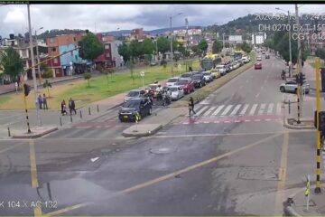 Habilitan dos carriles en la avenida Cali entre calles 132 y 139 en Suba