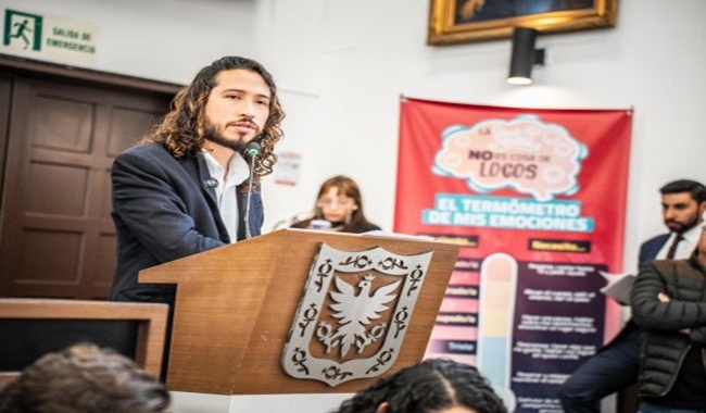 Concejal Julián Sastoque presenta proyecto para cuidar la salud mental en universidades