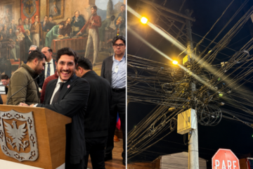 Bogotá avanza en el retiro y soterramiento del cableado en postes