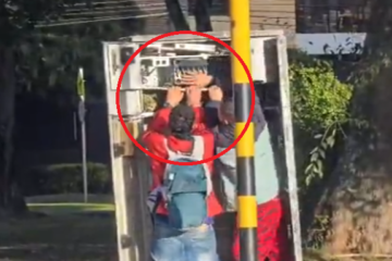 Capturan a dos hombres tras ser sorprendidos robando equipos de telecomunicaciones en Usaquén