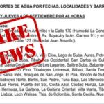¡Atención! Circula flyer falso sobre supuestos cortes de agua en Suba