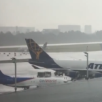 Fuerte tormenta obliga a suspender temporalmente vuelos en el aeropuerto El Dorado