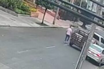Denuncian caso de intolerancia vial en Usaquén: conductor habría agredido un vehículo tras transitar en contravía