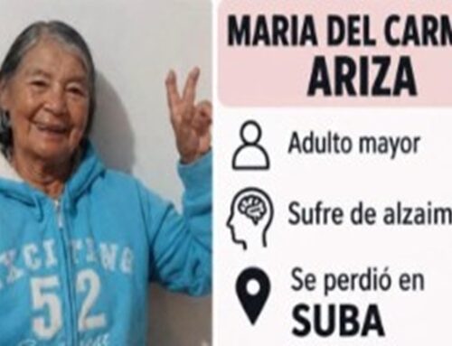 Buscan a María del Carmen Ariza, adulta mayor de 82 años desaparecida en Suba