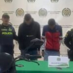 Intentaron escapar por una ciclorruta en Bogotá, pero fueron capturados por hurto