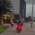 Denuncian motocicletas circulando por el andén en la avenida Suba con calle 113
