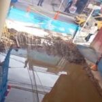 Denuncian rebosamiento de aguas residuales y malos olores en el barrio Bilbao, en Suba