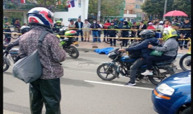 Tragedia vial en Suba: una mujer murió y un motociclista resultó gravemente herido