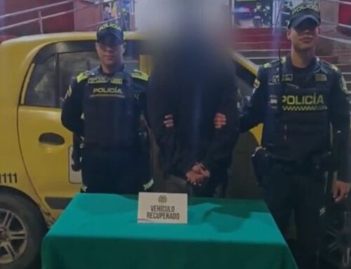 Las cámaras del C4 fueron clave para recuperar un taxi robado y capturar al presunto delincuente.