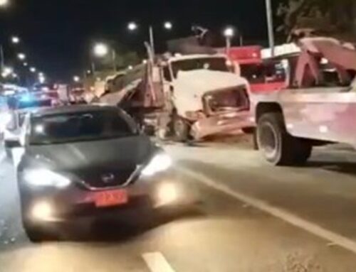 Tractocamión varado provocó fuerte trancón en la avenida Boyacá con calle 138, en Suba