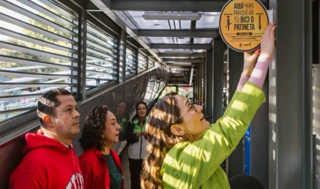 Cicloparqueadero Portal Norte recibe Sello de Calidad Oro con 88 cupos gratuitos
