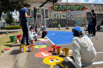 Barrios Unidos recupera cancha del canal Río Negro