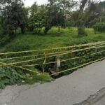 Fuerte aguacero provoca inundación en el barrio El Rincón de Suba