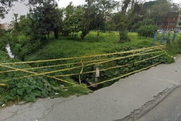 Fuerte aguacero provoca inundación en el barrio El Rincón de Suba