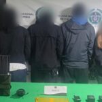 Capturan a cinco personas tras robar una camioneta en el norte de Bogotá