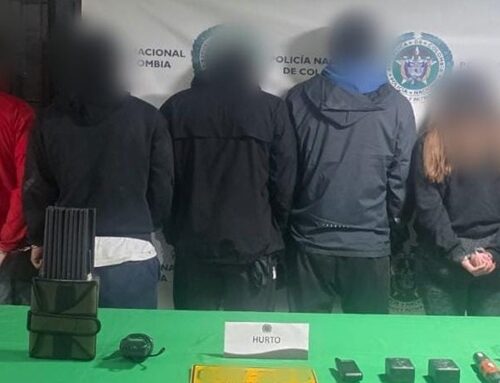 Capturan a cinco personas tras robar una camioneta en el norte de Bogotá