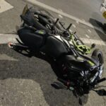 Reportan accidente entre motocicleta y automóvil en la avenida Suba con avenida Cali