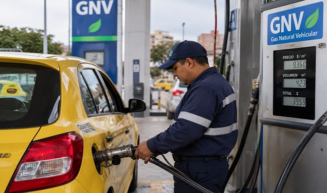 Se dispara el precio del gas vehicular en Colombia: conductores enfrentan mayores costos para tanquear