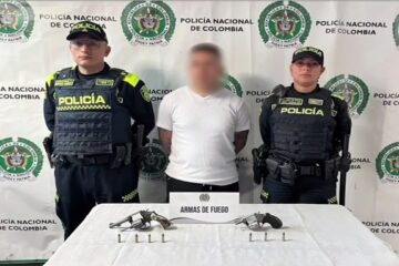 Capturado administrador de motel en Tunjuelito: operaba evadiendo una sanción y ocultaba dos armas de fuego.