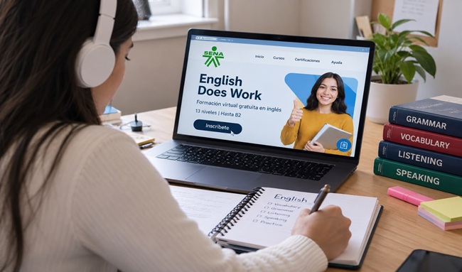 SENA ofrece cursos virtuales de inglés gratis y con certificación
