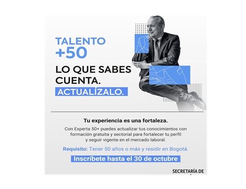 Bogotá abre inscripciones a formación gratuita para mayores de 50 años: plazo vence el 30 de octubre