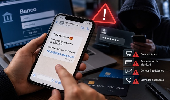 ¡Alerta por estafas digitales! Usan plataformas para robar dinero