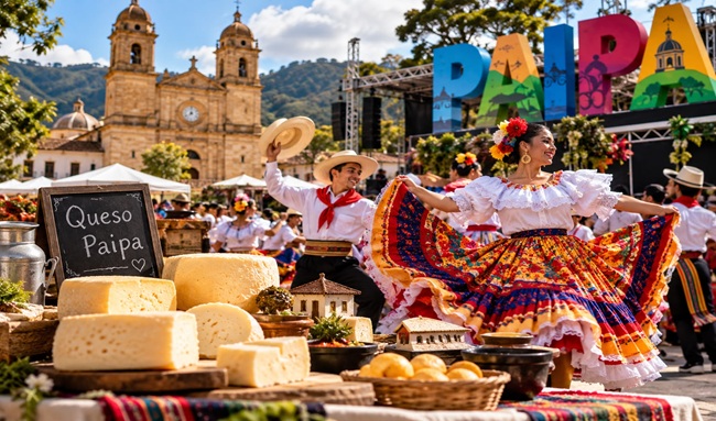 Paipa se viste de fiesta: gastronomía, danza y tradición en un solo escenario