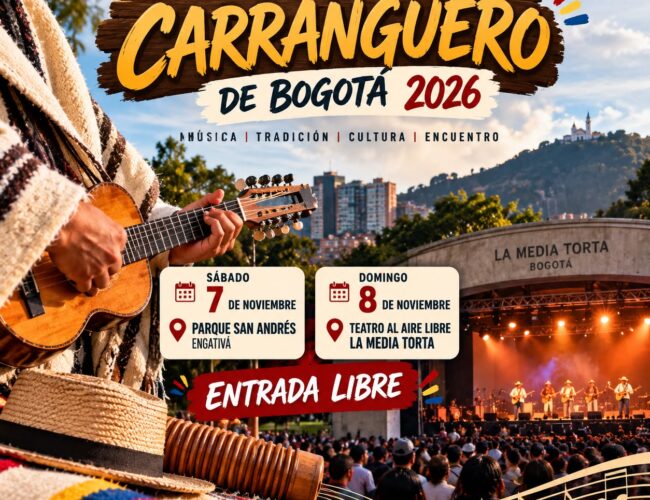 ¡Bogotá se viste de ruana! Llega el primer Festival Carranguero con conciertos gratis