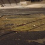 Comunidad de Bilbao, en Suba, denuncia hueco en la vía tras reparación de una fuga