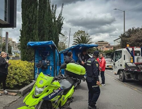 Operativo de control a tricimotores en Usaquén dejó ocho comparendos y un vehículo inmovilizado