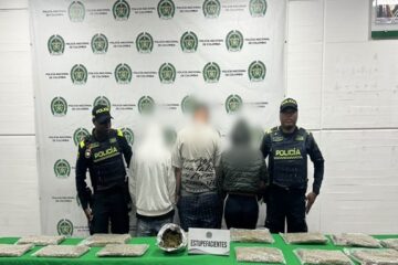 Voces de auxilio permitieron capturar a 2 hombres y una mujer con 6 kilos de marihuana en Ciudad Bolívar.