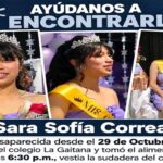 Desesperada búsqueda de Sara Sofía Correa: desapareció tras salir de su colegio en Suba