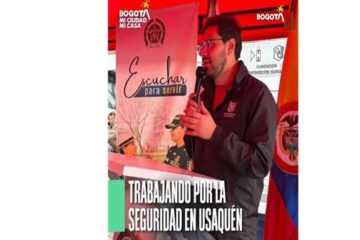 Alcalde de Usaquén y comandante de la Policía Metropolitana escucharon a la comunidad en el Parque Verbenal