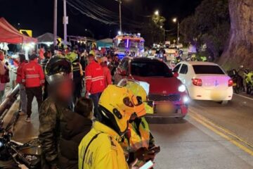 Megatoma en la vía a La Calera-Usaquén: sellan seis establecimientos y recuperan 70 metros cuadrados de espacio público
