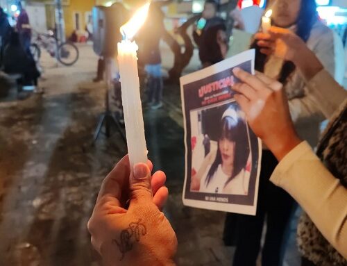 Velatón por María Carolina Tordesilla exige justicia en Suba
