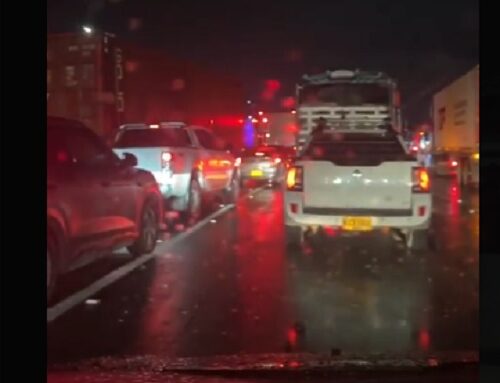 Trancón en la vía Cota–Siberia–Bogotá causa demoras de más de dos horas