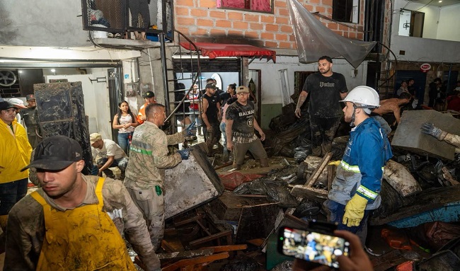 Medellín instala PMU para atender emergencia por fuertes lluvias