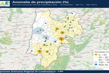 CAR alerta: 22 municipios de Cundinamarca siguen en riesgo de desabastecimiento de agua