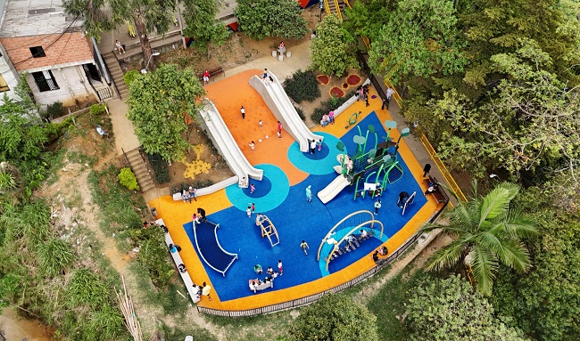 Juego, convivencia y protección protagonizan los parques de Medellín