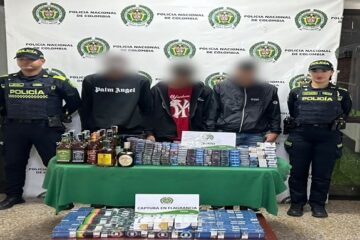 Capturan a tres hombres señalados de robar un establecimiento con arma de fuego